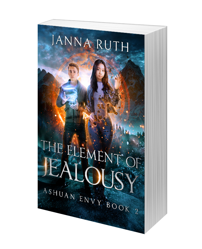 Book cover of 'The Element of Jealousy' by Janna Ruth on a white background